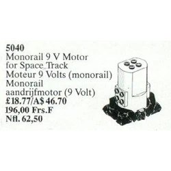 Monorail Motor 9 V 5040