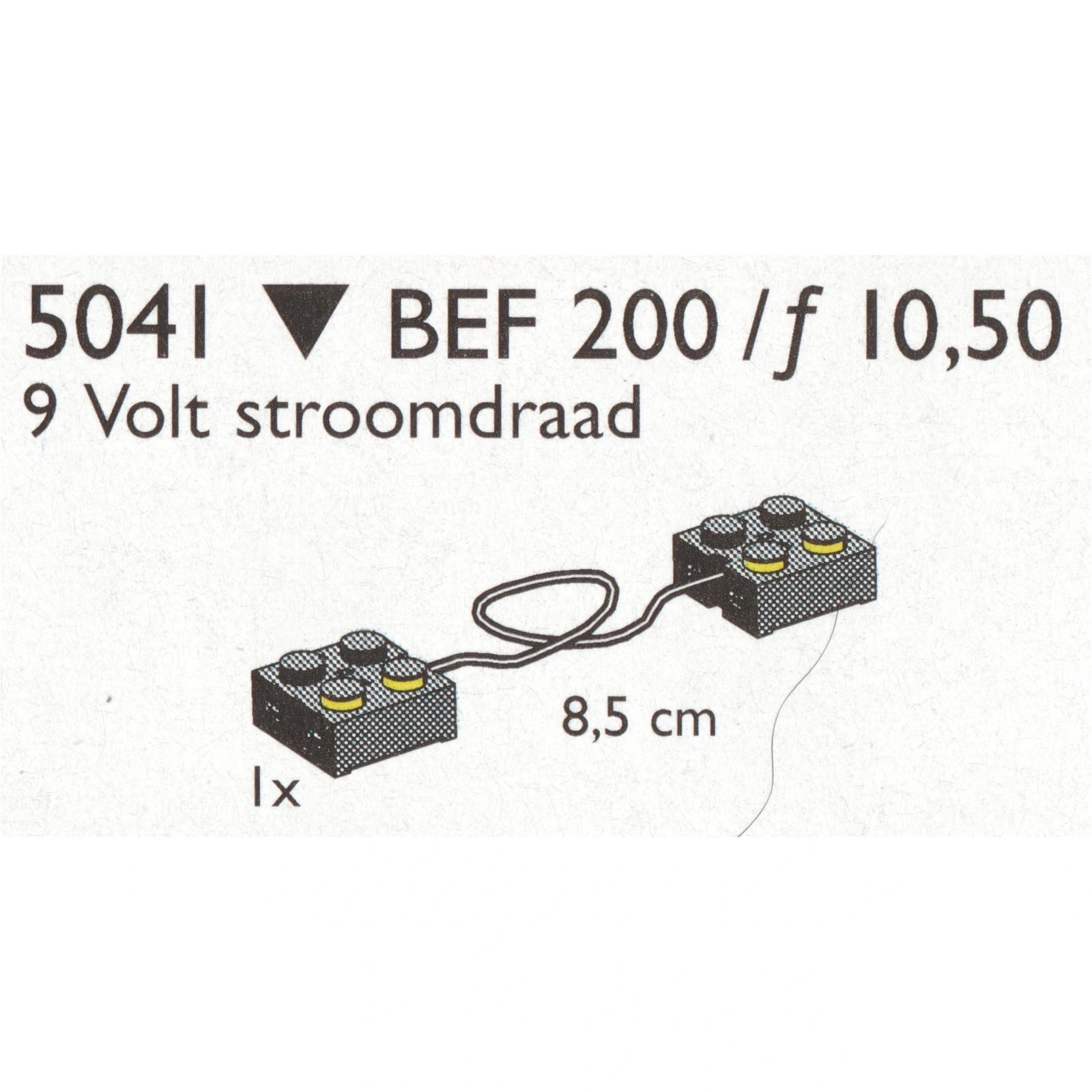LEGO® Service Packs Space Track Connector Lead 9V (10 cm) 5041 (1/1) LEGO® Service Packs Space Track Connector Lead 9V (10 cm) 5041 (1/1)