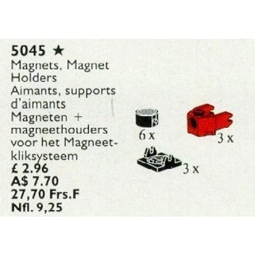 LEGO® Service Packs Magnets, Magnet Holders 5045 (1/1) LEGO® Service Packs Magnets, Magnet Holders 5045 (1/1)