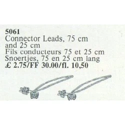 Train Connector Leads 25 and 75 cm 5061