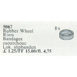 Rubber Wheel Rims 5067
