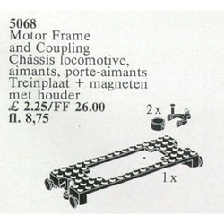 Locomotive Base Plate with Couplings (Motor Frame) 5068