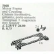 Locomotive Base Plate with Couplings (Motor Frame) 5068 thumbnail-0