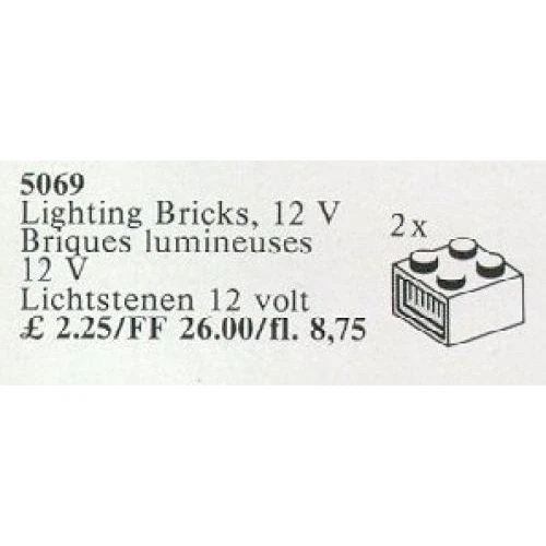 LEGO® Service Packs 2 Lighting Bricks 12V 5069 (1/1) LEGO® Service Packs 2 Lighting Bricks 12V 5069 (1/1)