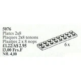 LEGO® Service Packs Plates 2 x 8 White 5076 (1/1) LEGO® Service Packs Plates 2 x 8 White 5076 (1/1)