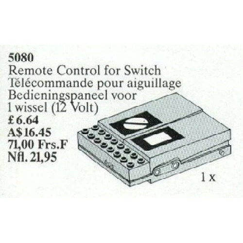 LEGO® Service Packs Remote Control for Points 12V 5080 (1/1) LEGO® Service Packs Remote Control for Points 12V 5080 (1/1)