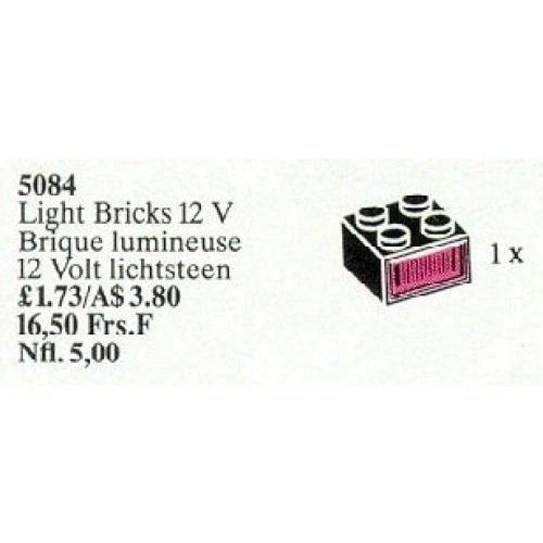 LEGO® Service Packs Lighting Bricks 12V for Signals 5084 (1/1) LEGO® Service Packs Lighting Bricks 12V for Signals 5084 (1/1)