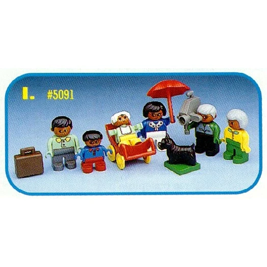 LEGO® Service Packs Duplo Family, Hispanic 5091 (1/1) LEGO® Service Packs Duplo Family, Hispanic 5091 (1/1)