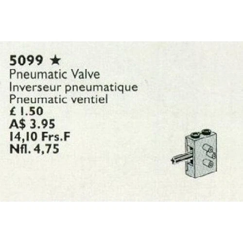 LEGO® Service Packs Pneumatic Valves 5099 (1/1) LEGO® Service Packs Pneumatic Valves 5099 (1/1)
