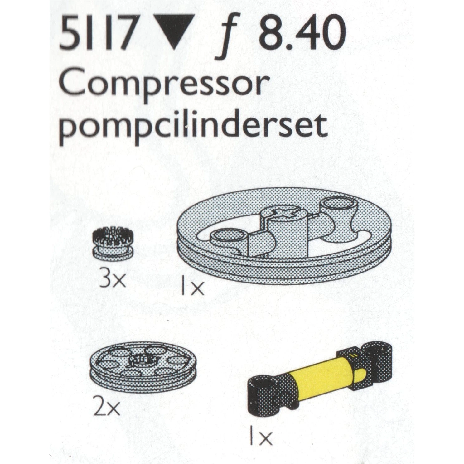 LEGO® Service Packs Compressor Pump for 8868 5117 (1/1) LEGO® Service Packs Compressor Pump for 8868 5117 (1/1)