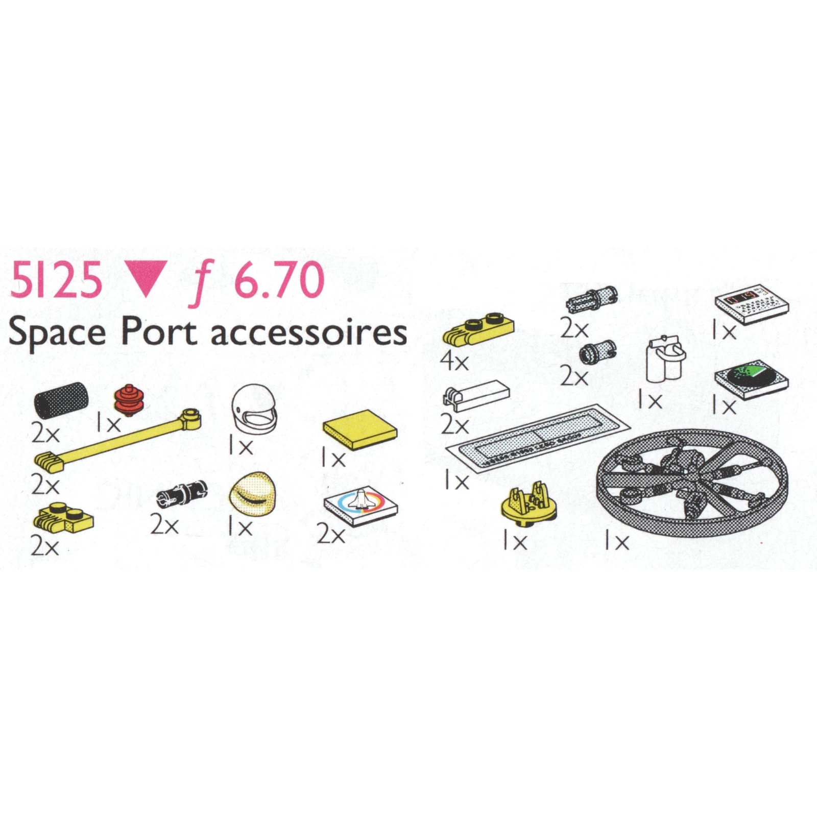 LEGO® Service Packs Space Port Accessories (Launch Command Accessories) 5125 (1/1) LEGO® Service Packs Space Port Accessories (Launch Command Accessories) 5125 (1/1)
