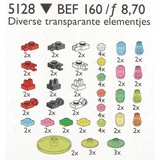 LEGO® Service Packs Transparent Plates, Bricks, Toolholders 5128 (1/1)