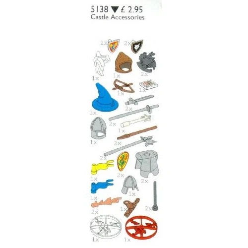 LEGO® Service Packs Castle Accessories 5138 (1/1) LEGO® Service Packs Castle Accessories 5138 (1/1)