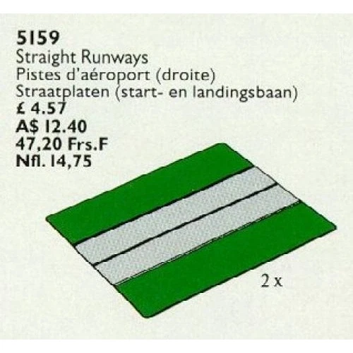 LEGO® Service Packs Two Straight Airport Runways 5159 (1/1) LEGO® Service Packs Two Straight Airport Runways 5159 (1/1)