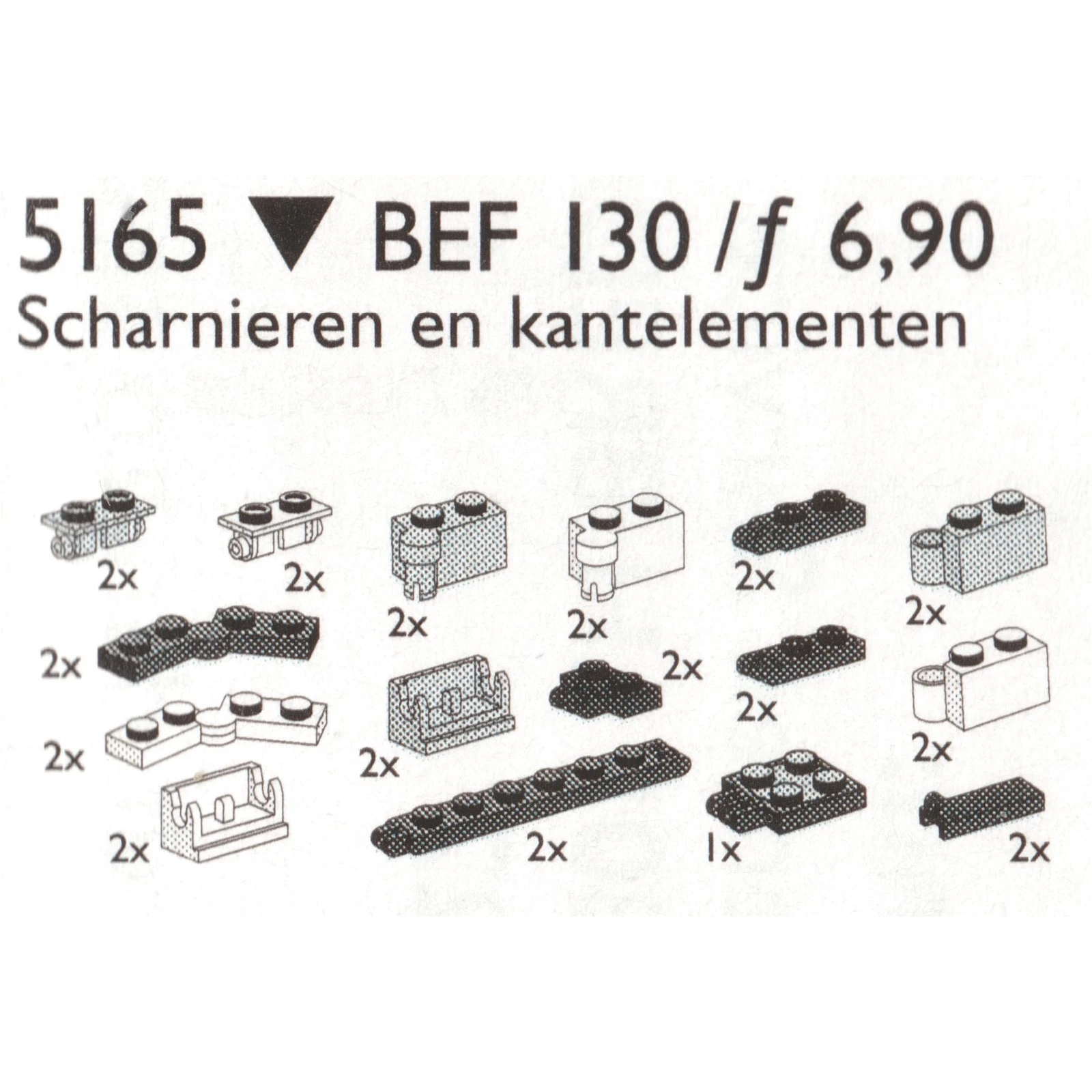 LEGO® Service Packs Hinges, Couplings and Tilting Bearings 5165 (1/1) LEGO® Service Packs Hinges, Couplings and Tilting Bearings 5165 (1/1)
