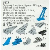 LEGO® Service Packs Space Wings, Sloping Frames, Space Motors and Seats 5173 (1/1)
