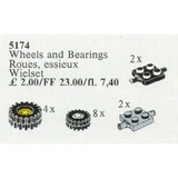 LEGO® Service Packs Wheels and Bearings (Grooved Tyres and Hubs) 5174 (1/1) LEGO® Service Packs Wheels and Bearings (Grooved Tyres and Hubs) 5174 (1/1)