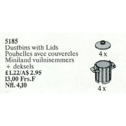 Dustbins with Lids 5185