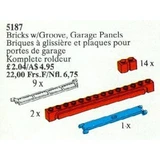 LEGO® Service Packs Bricks with Groove, Garage Panels 5187 (1/1) LEGO® Service Packs Bricks with Groove, Garage Panels 5187 (1/1)