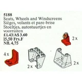 LEGO® Service Packs Seats, Steering Wheels and Windscreens 5188 (1/1) LEGO® Service Packs Seats, Steering Wheels and Windscreens 5188 (1/1)