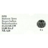 LEGO® Service Packs Balloon Tyres 5191 (1/1)