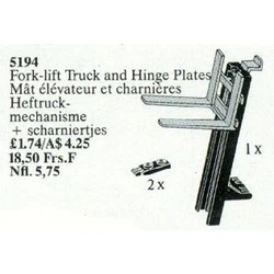 Forklift Truck and Hinge Plates 5194