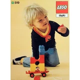 LEGO® DUPLO Bricks and half bricks and arches and trolley 519 (1/1)