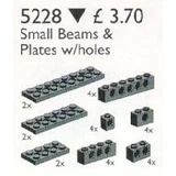LEGO® Service Packs Technic Beams and Plates with Holes, Black 5228 (1/1) LEGO® Service Packs Technic Beams and Plates with Holes, Black 5228 (1/1)