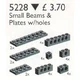 Technic Beams and Plates with Holes, Black 5228 thumbnail-0