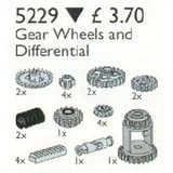 LEGO® Service Packs Technic Gear Wheels and Differential Housing 5229 (1/1)
