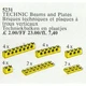 20 Technic Beams and Plates Yellow 5231 thumbnail-0