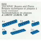 LEGO® Service Packs 20 Technic Beams and Plates Blue 5232 (1/1)