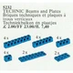 20 Technic Beams and Plates Blue 5232 thumbnail-0