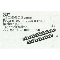 8 Technic Beams Black 5237