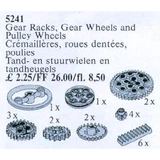 LEGO® Service Packs Gear Rack and Wheels, Wedge-Belt and Crown Wheels 5241 (1/1) LEGO® Service Packs Gear Rack and Wheels, Wedge-Belt and Crown Wheels 5241 (1/1)