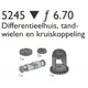 Universal Joint, Differential Housing and Gear Wheels 5245 thumbnail-0