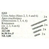 LEGO® Service Packs Cross Axles Sizes 2, 3, 4 and 6 5253 (1/1) LEGO® Service Packs Cross Axles Sizes 2, 3, 4 and 6 5253 (1/1)