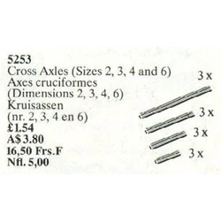 Cross Axles Sizes 2, 3, 4 and 6 5253