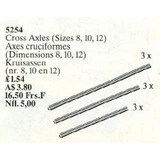 LEGO® Service Packs Cross Axles Sizes 8, 10 and 12 5254 (1/1) LEGO® Service Packs Cross Axles Sizes 8, 10 and 12 5254 (1/1)