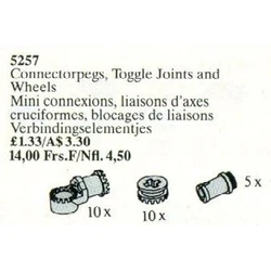 Connector Pegs, Toggle Joints and Wheels 5257
