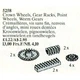 Crown Wheels, Gear Racks, Point Wheels, Worm Gears 5258 thumbnail-0