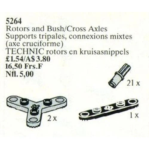 LEGO® Service Packs Rotors and Bush / Cross Axles 5264 (1/1) LEGO® Service Packs Rotors and Bush / Cross Axles 5264 (1/1)