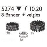 LEGO® Service Packs Tyres with Hubs 24 and 30 mm 5274 (1/1)