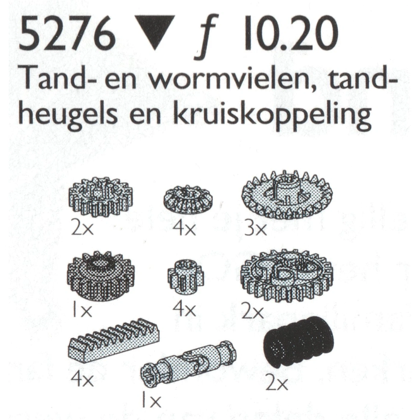 LEGO® Service Packs Gear Wheels, Worm Gears and Racks, Universal Joints 5276 (1/1) LEGO® Service Packs Gear Wheels, Worm Gears and Racks, Universal Joints 5276 (1/1)