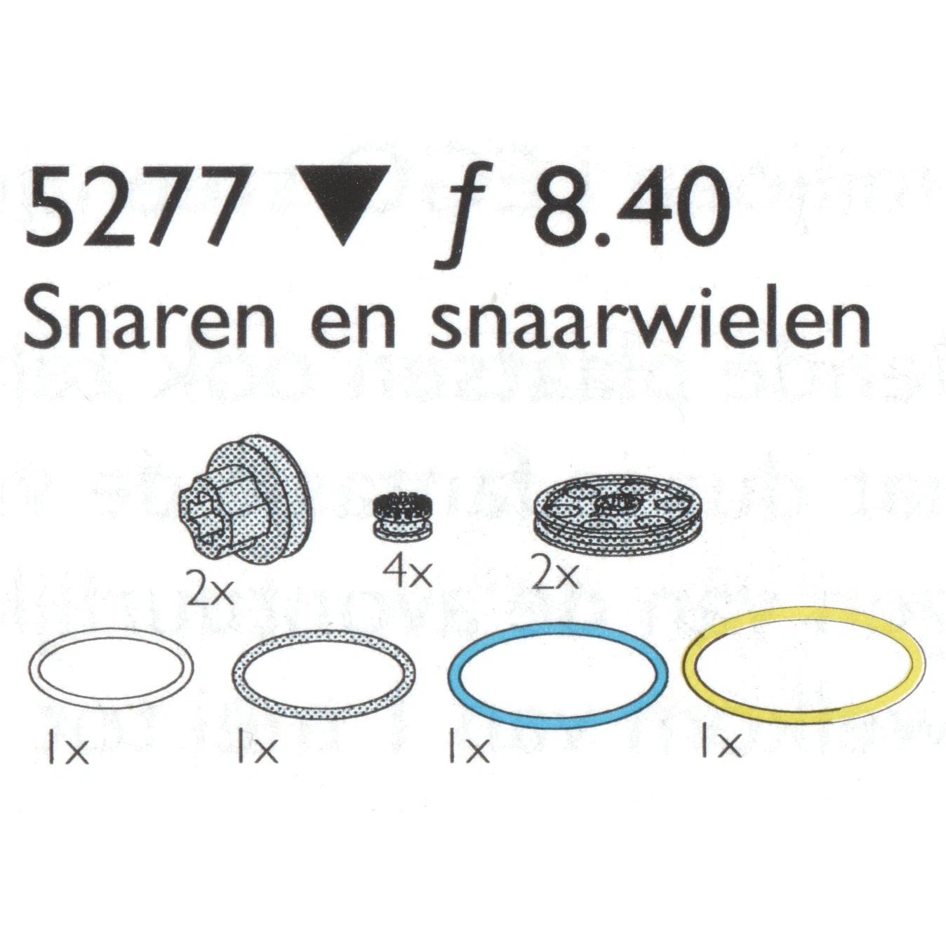 LEGO® Service Packs Wedge Belt, Pulleys and V-Belts 5277 (1/1) LEGO® Service Packs Wedge Belt, Pulleys and V-Belts 5277 (1/1)