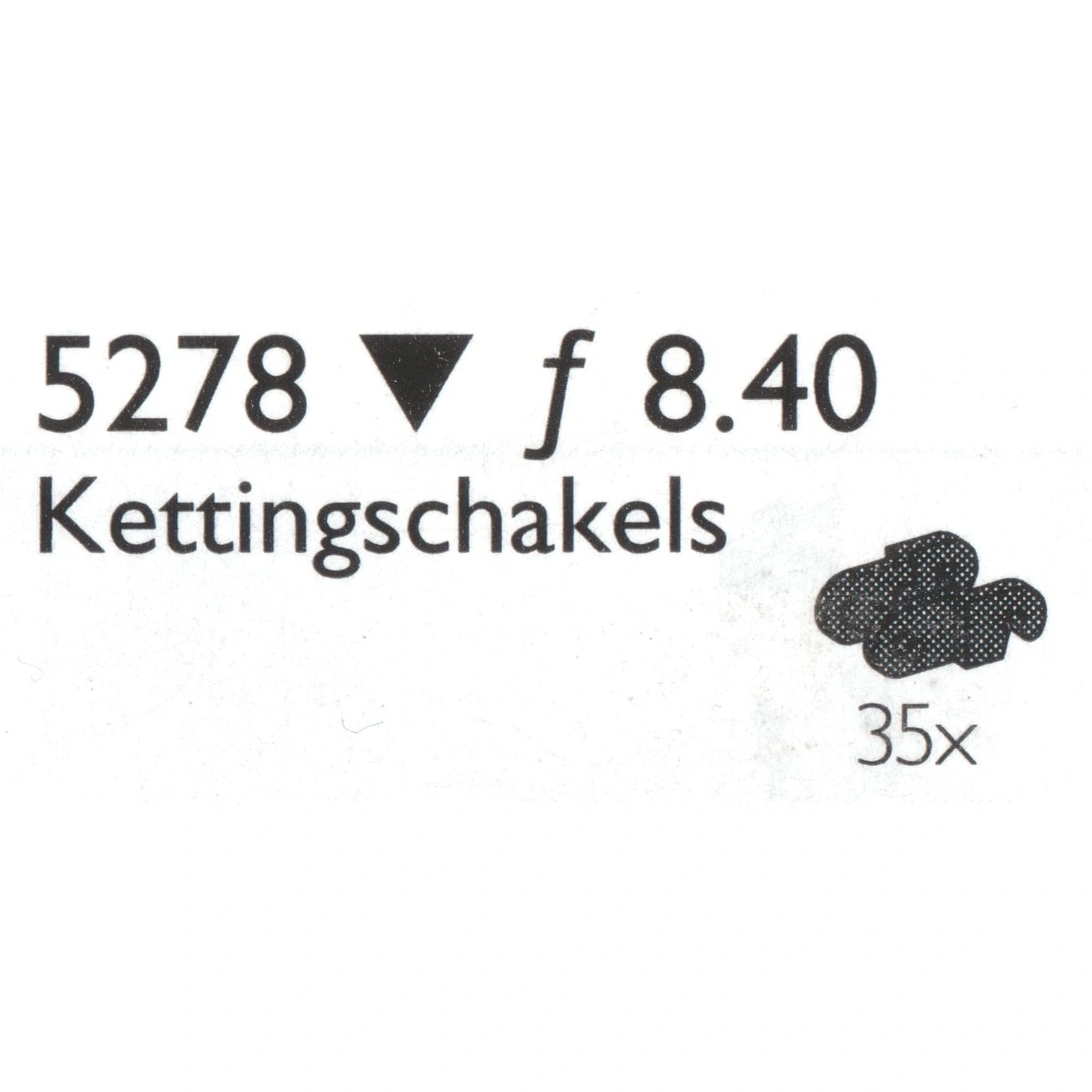 LEGO® Service Packs Chain Links 5278 (1/1) LEGO® Service Packs Chain Links 5278 (1/1)