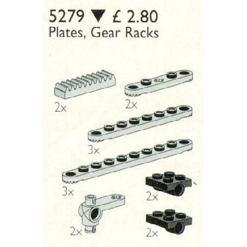 LEGO® Service Packs Steering Elements, Plates and Gear Racks 5279 (1/1) LEGO® Service Packs Steering Elements, Plates and Gear Racks 5279 (1/1)
