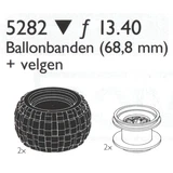 LEGO® Service Packs Balloon Tyres 68.8 mm 5282 (1/1) LEGO® Service Packs Balloon Tyres 68.8 mm 5282 (1/1)