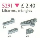 LEGO® Service Packs Lift-Arms, Triangles 5291 (1/1) LEGO® Service Packs Lift-Arms, Triangles 5291 (1/1)