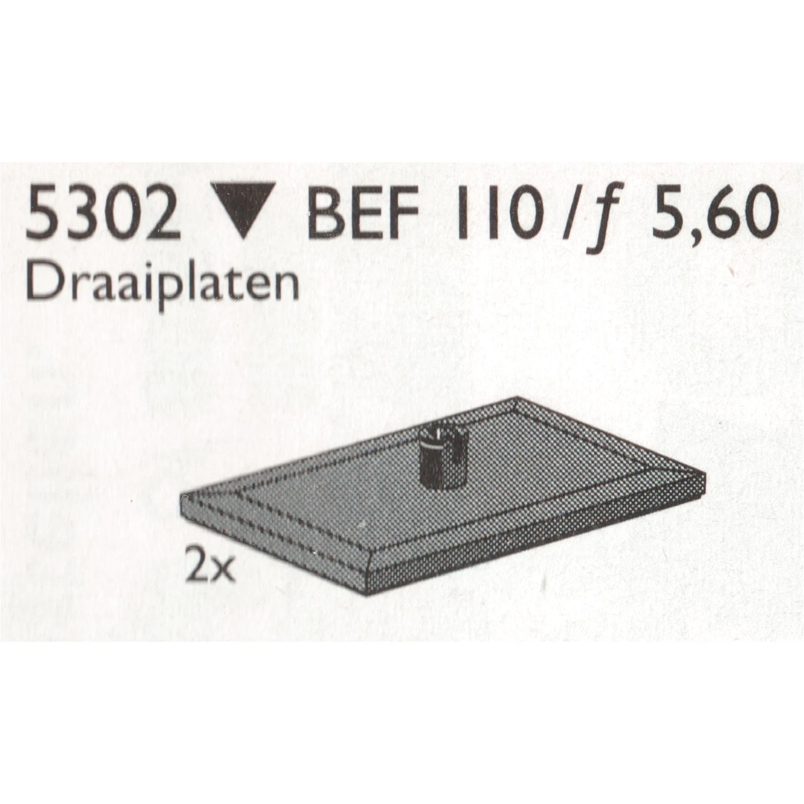 LEGO® Service Packs Bogie Plates 5302 (1/1) LEGO® Service Packs Bogie Plates 5302 (1/1)